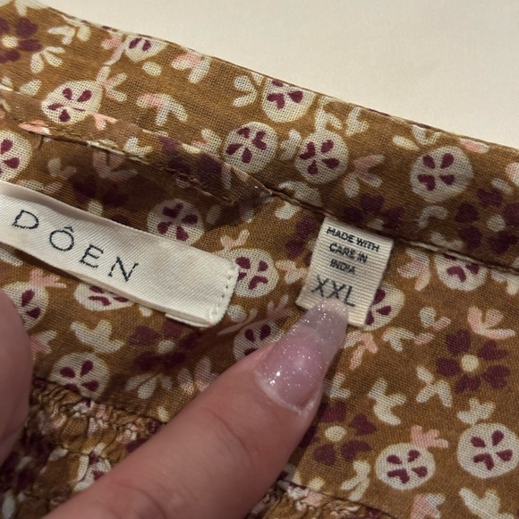 Doen Opal dress in golden Mesa floral XXL - Picture 7 of 9